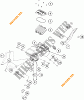 LUFTFILTER für KTM 390 DUKE ORANGE 2017