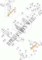 KÜHLSYSTEM für KTM 390 DUKE WHITE 2017