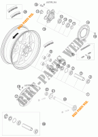 HINTERRADFELGE für KTM 1190 RC8 R TRACK 2012