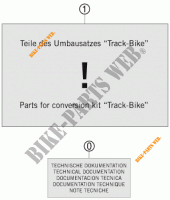 UMRÜSTSATZ für KTM 1190 RC8 R TRACK 2012
