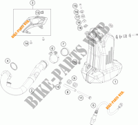 AUSPUFF für KTM 390 DUKE BLACK ABS 2014