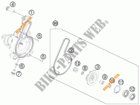 WASSERPUMPE für KTM 390 DUKE BLACK ABS 2014