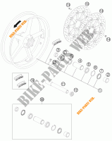 VORDERRADFELGE für KTM 1190 RC8 R WHITE 2015