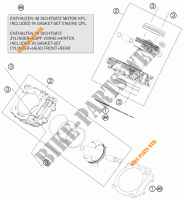 ZYLINDER für KTM 1190 RC8 R WHITE 2015