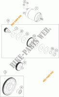 ANLASSER für KTM 390 DUKE WHITE ABS 2013