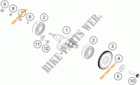 GEGENWELLE für KTM 390 DUKE WHITE ABS 2013