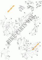 PLASTIK für KTM 1190 RC8 R WHITE 2014