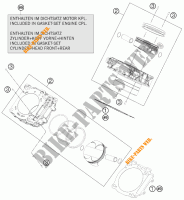 ZYLINDER für KTM 1190 RC8 R WHITE 2013