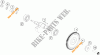 GEGENWELLE für KTM 200 DUKE WHITE ABS 2014