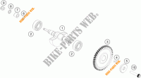 GEGENWELLE für KTM 200 DUKE WHITE NON ABS 2014