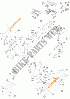 PLASTIK für KTM 1190 RC8 R TRACK 2012