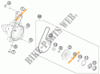 WASSERPUMPE für KTM 200 DUKE ORANGE 2012