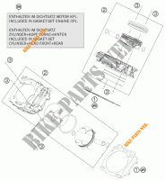 ZYLINDER für KTM 1190 RC8 R WHITE 2012