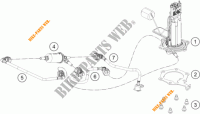 BENZINPUMPE für KTM 125 DUKE ORANGE 2017
