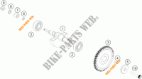 GEGENWELLE für KTM 125 DUKE WHITE ABS 2015