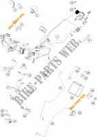 KABELBAUM ELEKTRIC für KTM 125 DUKE WHITE ABS 2015