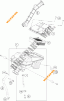 LUFTFILTER für KTM 125 DUKE WHITE ABS 2015
