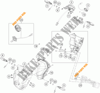 SCHEINWERFER / RÜCKLICHT für KTM 125 DUKE WHITE ABS 2015