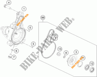 WASSERPUMPE für KTM 125 DUKE WHITE ABS 2015