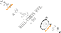 GEGENWELLE für KTM 125 DUKE WHITE ABS BAJ.DIR. 2014 EU F4003N7 2014 EU F4003N7 2014