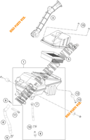 LUFTFILTER für KTM 125 DUKE WHITE ABS BAJ.DIR. 2014 EU F4003N7 2014 EU F4003N7 2014
