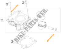 ZYLINDER für KTM 125 DUKE WHITE ABS BAJ.DIR. 2014 EU F4003N7 2014 EU F4003N7 2014