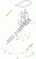 BENZINPUMPE für KTM 125 DUKE ORANGE ABS 2014