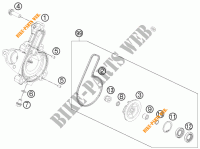 WASSERPUMPE für KTM 125 DUKE ORANGE ABS 2014