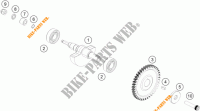 GEGENWELLE für KTM 125 DUKE WHITE ABS 2013