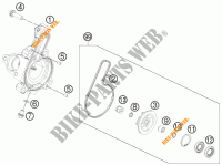 WASSERPUMPE für KTM 125 DUKE WHITE ABS 2013
