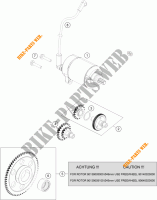 ANLASSER für KTM 125 DUKE ORANGE ABS 2013