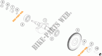 GEGENWELLE für KTM 125 DUKE ORANGE ABS 2013