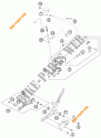 BREMSPUMPE HINTEN für KTM 1190 RC8 R WHITE 2012