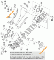 VENTILSTEUERZEITEN für KTM 1190 RC8 R WHITE 2012