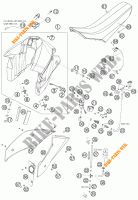 TANK / SITZBANK für KTM 950 SUPER ENDURO R 2007