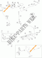BREMSPUMPE HINTEN für KTM 690 ENDURO R ABS 2016