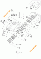 TANK / SITZBANK für KTM 1190 RC8 R WHITE 2012