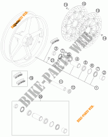 VORDERRADFELGE für KTM 1190 RC8 R WHITE 2012