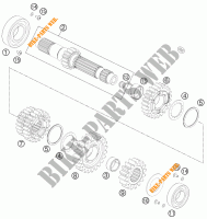 GETRIEBE HAUPTWELLE für KTM 690 ENDURO R ABS 2015