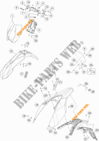 PLASTIK für KTM 690 ENDURO R ABS 2015