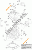 ZYLINDERKOPF für KTM 690 ENDURO R ABS 2015
