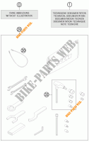 BORDWERKZEUG / HANDBUCH / OPTIONEN für KTM 1190 RC8 R BLACK 2012