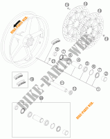 VORDERRADFELGE für KTM 1190 RC8 R WHITE 2011