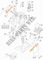 TANK / SITZBANK für KTM 1290 SUPER ADVENTURE R TKC 2018