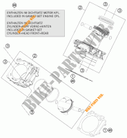 ZYLINDER für KTM 1190 RC8 R WHITE 2011