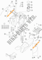 TANK / SITZBANK für KTM 1290 SUPER ADVENTURE R 2017