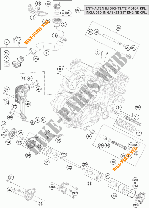 OLPUMPE für KTM 1090 ADVENTURE L 35KW A2 2017
